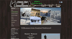 Desktop Screenshot of huskyhof-waldviertel.at